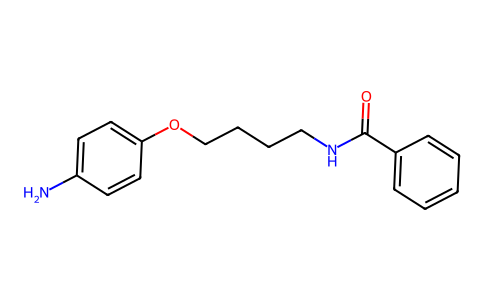 Benzamide, N-(4-(p-aminophenoxy)butyl)- 101587-77-3
